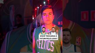 Você trocaria 🔄️Tatum pelo Luka Doncic 🏀nba nbafinals shorts [upl. by Anihcak]