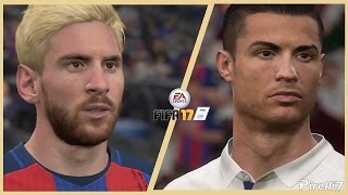 FIFA 17 Leo Messi vs Cristiano Ronaldo Goals amp Skills 2017  60fps  by Pirelli7 [upl. by Mal482]