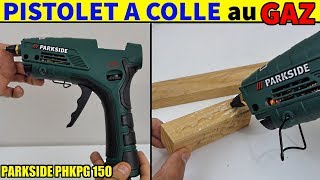 pistolet à colle au gaz lidl parkside phkpg 150 gas hot glue gun gasheissklebepistole [upl. by Nuawed905]