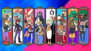 Pokemon All Rival Battle Themes Gen 18 [upl. by Delisle]