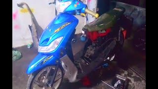 Cara bore up mio harian piston standar yang benar [upl. by Llehsyt]