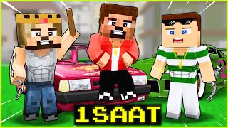 MİNECRAFT ARABA ÇETESİ FİLMİ 😱  1 Saat [upl. by Roselia]