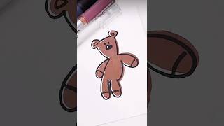 Easy drawing idea🐻sketch at homeart coloring drawing painting easycoloring sketch shorts [upl. by Chouest]