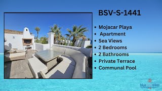 BSVS1441 Apartment Mojacar Playa 235000€ 2 Bedrooms 2 Bathrooms RESERVED [upl. by Lesab]