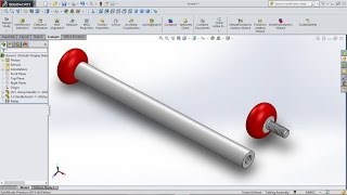 SolidWorks Tutorial C Clamp Handle and Knob [upl. by Post616]