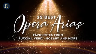 25 Best Opera Arias  favourites from Puccini Verdi Mozart and more [upl. by Eseekram]