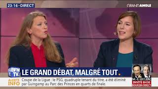 Débat sur le quotGrand Débatquot  BFM Grand Angle du 0901 Partie 1 [upl. by Atenek]