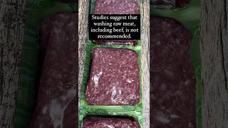 Wash ground beef before seasoning [upl. by Yadsendew]