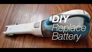 DIY Replace battery pack BEST Black amp Decker Tools Vacuum Lithium how to CHV1410L [upl. by Eveineg]