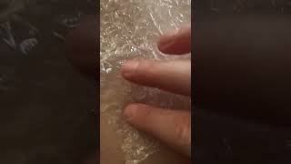 bubble wrap bubbles popped with fingers on thigh [upl. by Ettenahc]