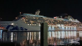 Coral Princess Cruise Ship in Fremantle port September 2024 [upl. by Rellek]