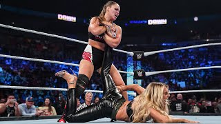 Ronda Rousey makes Charlotte Flair tapout after scoring the win in her SmackDown debut [upl. by Eilrebmik]