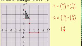 Clip 181 Enlargement by a Negative Scale Factor [upl. by Carrie]