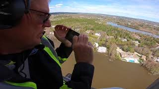 NB Flood aerials Quispamsis to Meenans Cove May 7 2018 [upl. by Itra]