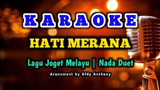 Hati merana karaoke songs with lyrics [upl. by Anyrtak]