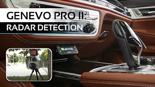 GENEVO PRO II  Radar detection [upl. by Annoj798]