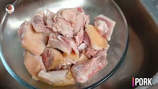 Pork Seasoning Soup and Fried PigMeat pork porksoup friedpork [upl. by Marozas]