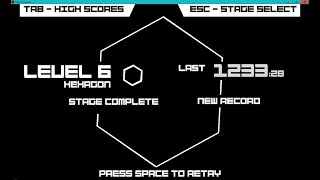 Super Hexagon Hyper Hexagonest 1233 seconds [upl. by Seaver258]