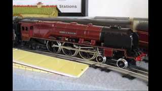 Ace Trains Electric O Gauge LMS 6233 Duchess Of Sutherland at Tinkers Hill [upl. by Hacissej]