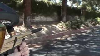 Azodin Zenith Paintball Gun shooting Gun In Action [upl. by Eam]