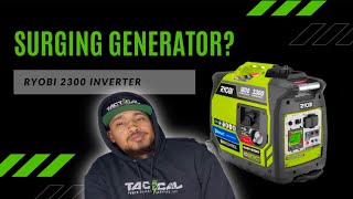 Generator surging and running rough on idle How to fix a portable Ryobi 2300w  1800w inverter [upl. by Faria]