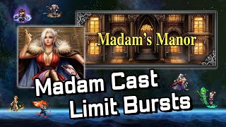 Good bye FFBE  All Madam Edel  Companions Limit Bursts [upl. by Collen]