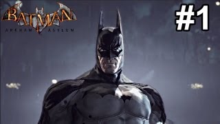 Lets Play Batman Arkham Asylum Blind  1  Im The Goddamn Batman [upl. by Auqinal]