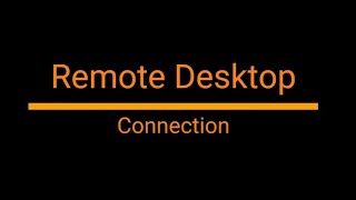 12  Remote Desktop Connection [upl. by Einahpehs]