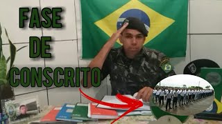 FASE DE CONSCRITO NO EXÉRCITO BRASILEIRO [upl. by Neeluj604]