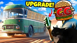 UPGRADING My Armored Bus to Protect My Cats in The Long Drive Mods [upl. by Baylor]