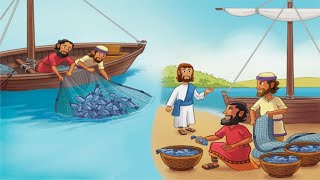 Fishers Of Men  Childrens Bible Lesson [upl. by Afira]