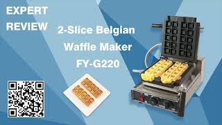 Custom Made Bite Waffle Maker Commercial Waffle Maker [upl. by Carri]