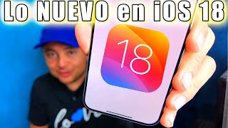 Lo NUEVO en iOS 18 🔥 Opiniones y análisis en español [upl. by Airotcivairam]