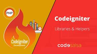 Codeigniter Tutorial for Beginners  Libraries and Helpers [upl. by Rem]