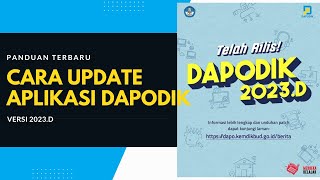 Cara Mudah Update Dapodik Semester Ganjil ke Semester Genap Versi 2023d [upl. by Peer]