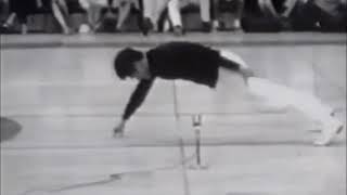 Bruce Lees Epic 2 Finger Push up to Lux Aeterna [upl. by Ainesy]