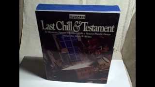 1000 Piece Mystery jigsaw Puzzle Last Chill and Testament used UPC 023332005055 [upl. by Amalee]