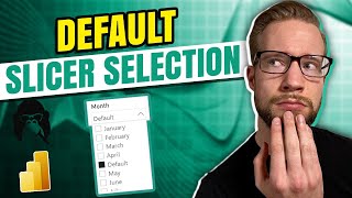 Set Default Slicer Selection to Current Year or Month in Power BI [upl. by Arikaahs492]