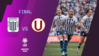 Final Femenina 2024 Alianza Lima 31 Universitario resumen EXTENDIDO del partido  30082024 [upl. by Sivart]