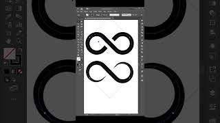 How to make Infinity Logo Design  Adobe Illustrator illustrator logodesignshort [upl. by Mad]