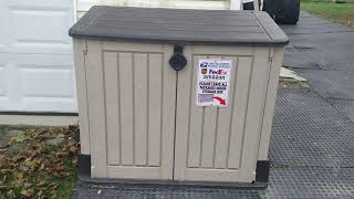 Keter Store It Out Outdoor Storage Shed Review [upl. by Victoria95]