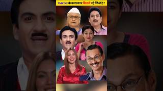 Tmkoc के कलाकार कितने पढ़े लिखे हैं tmkocfacts avifact jhethalal [upl. by Haldeman872]