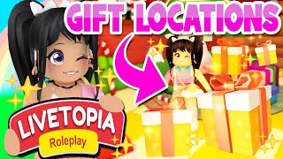 ALL GIFT LOCATIONS Miniatures Collection in LIVETOPIA Roleplay roblox [upl. by Suanne339]