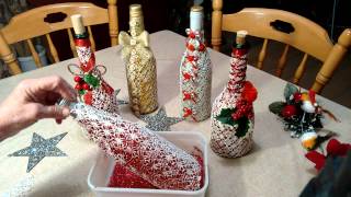 Exquisitely decorated wine bottle [upl. by Remle]