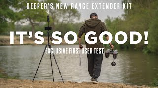 FIRST USER TEST Deepers NEW Range Extender Kit [upl. by Balcke]