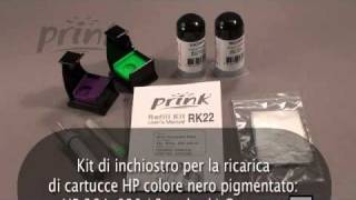 Come ricaricare le cartucce Hp con RK22 [upl. by Llabmik]