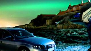 Northern Lights The Aurora Borealis visible over northern England and Scotland [upl. by Attenaej]