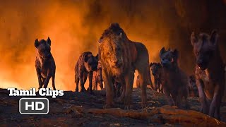 The Lion King 2019  Simba Team vs Scar Team Fight Scene Tamil 1719  MovieClips Tamil [upl. by Alston]