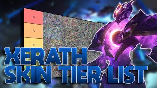 TIER LIST DAS SKINS DO XERATH MUITA ENERGIA [upl. by Thora]