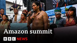 Amazon rainforest Leaders meet in Brazil for summit  BBC News [upl. by Charis]